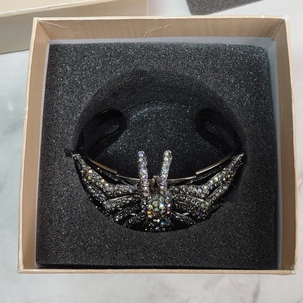 Kirk's Folly Enchanted Aurora Borealis Spider Bracelet - Picture 10 of 10